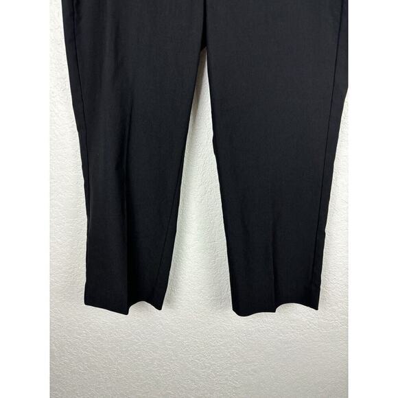 Chico's Stretch Pull On Cropped Pants Womens Size 1.5/US 10 Black Comfort Office - Picture 4 of 8